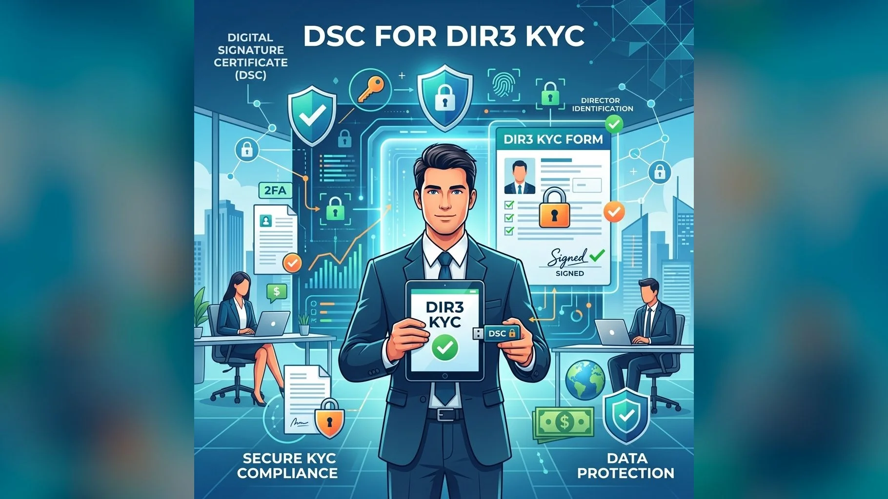DSC for Director KYC (DIR-3 KYC) Compliance