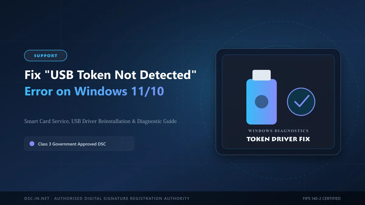 How to Fix "USB Token Not Detected" Error on Windows 11/10