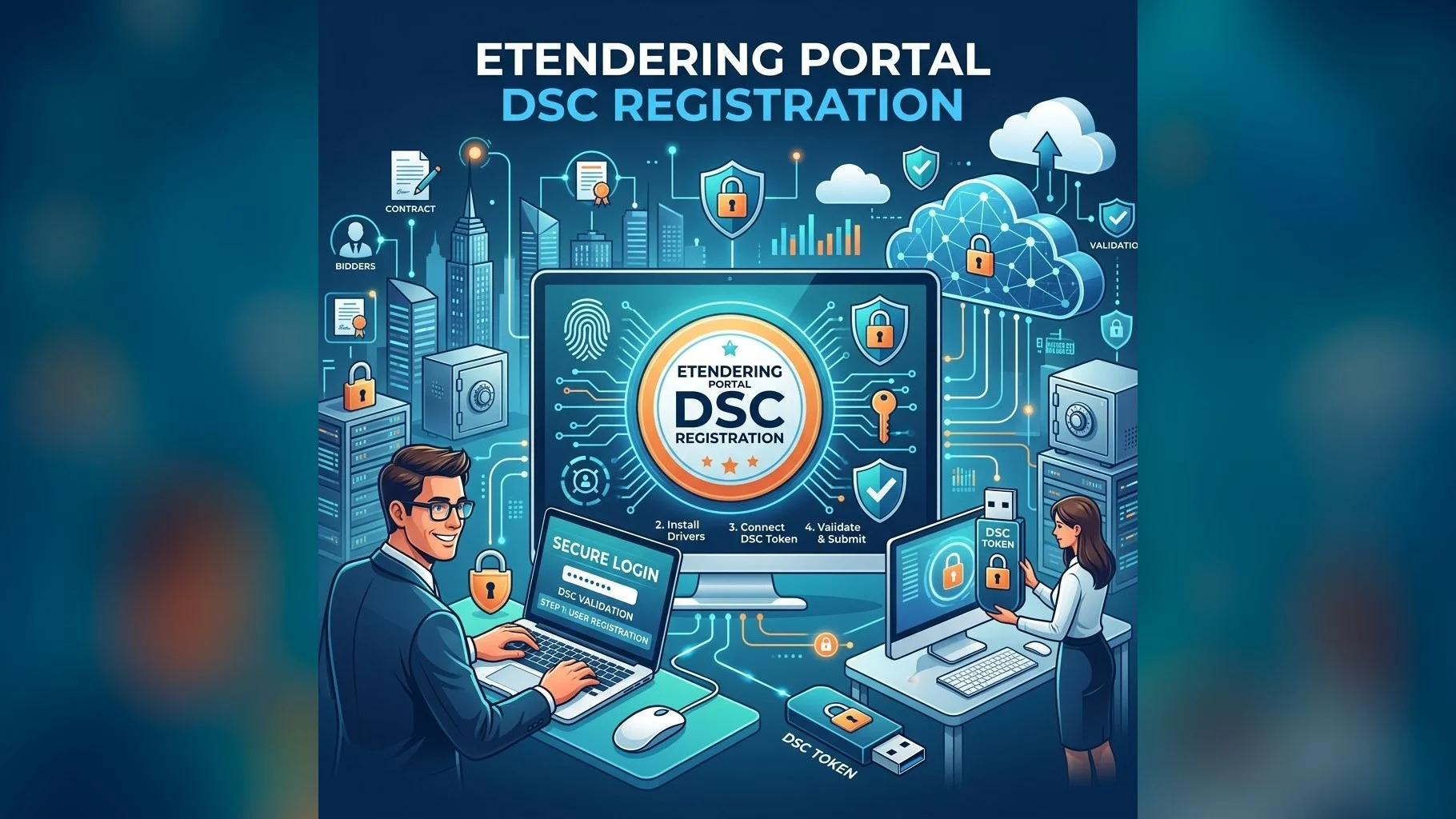 What is an e-Tendering Portal and How to Register Your DSC