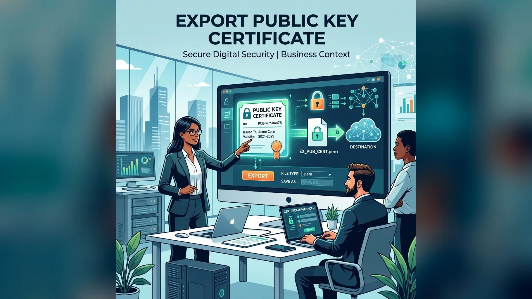 How to Export a Public Key Certificate from Your USB Token