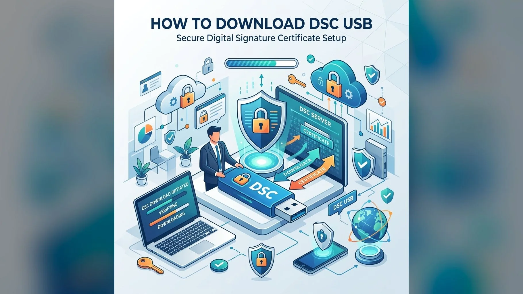 How to Download DSC into a USB Token