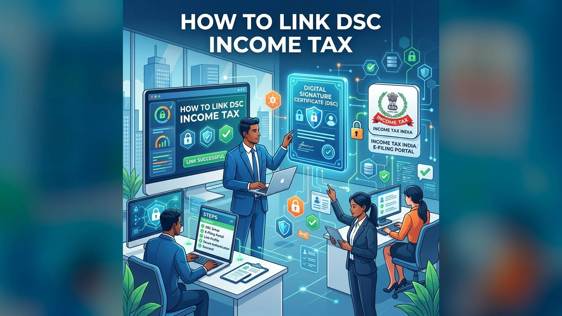 How to Link DSC with Income Tax Portal