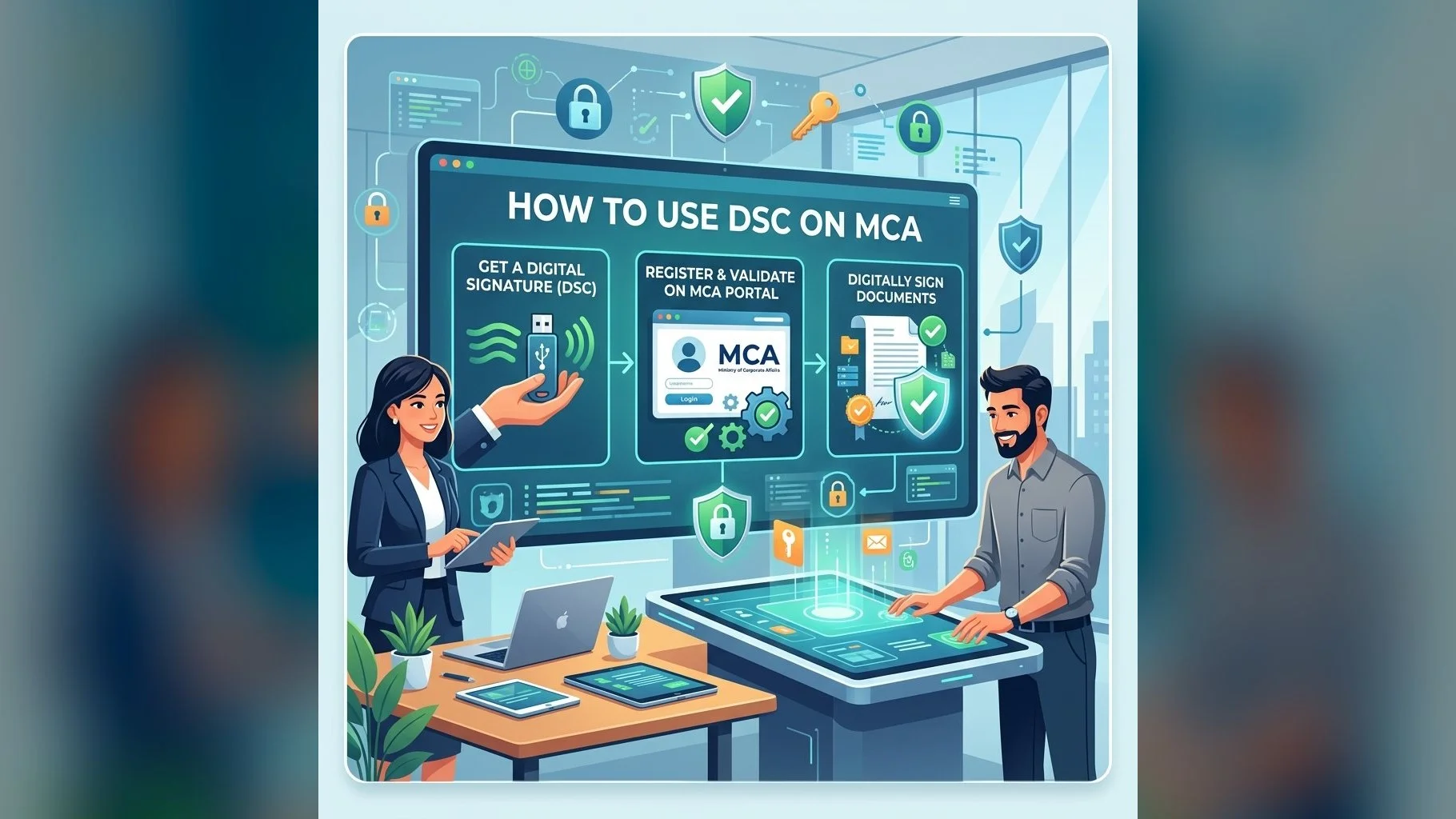 How to Use Your DSC on the MCA Portal